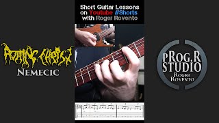 Rotting Christ - Nemecic  [#Shorts​ Guitar Lesson] w/ Tabs