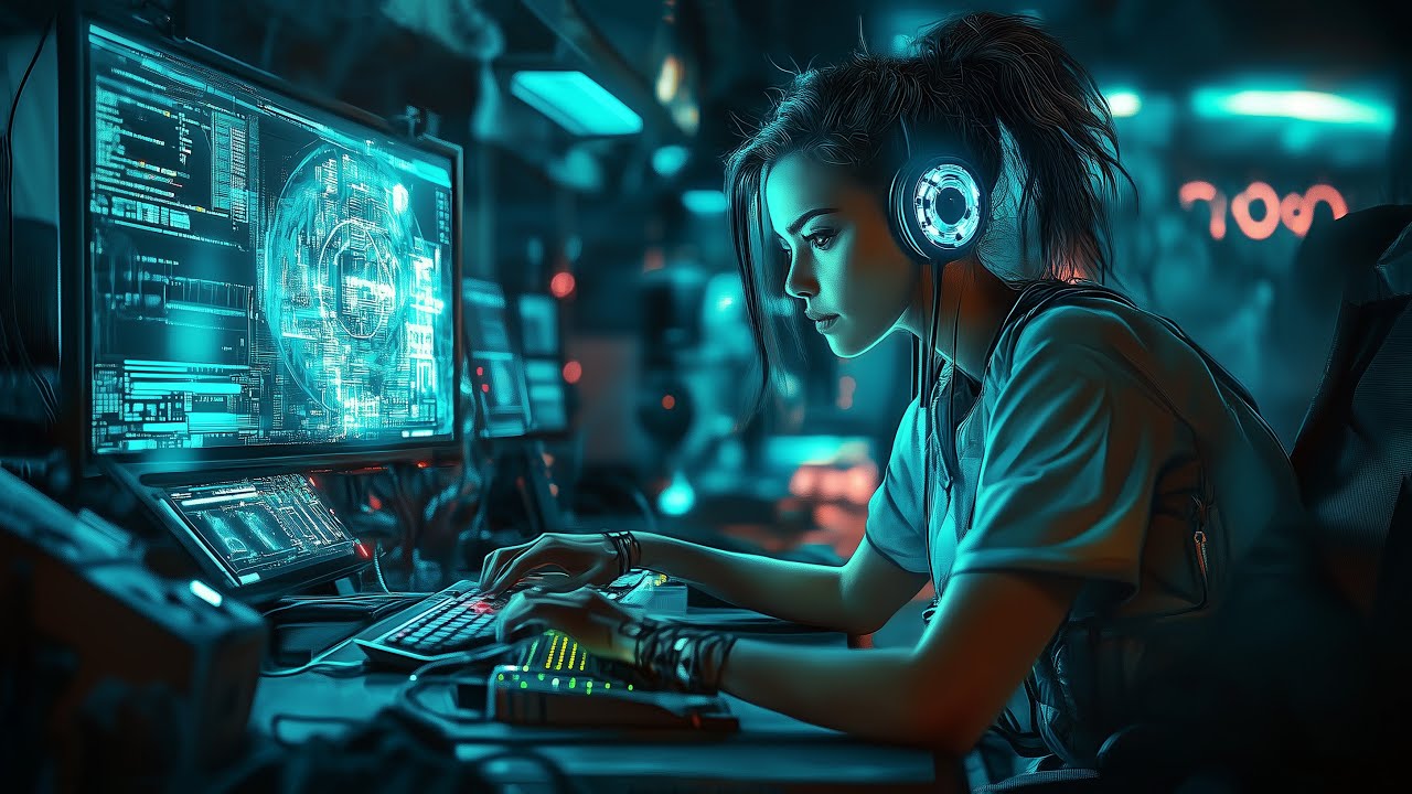 Night Music for Work — Deep Future Garage Mix for Concentration