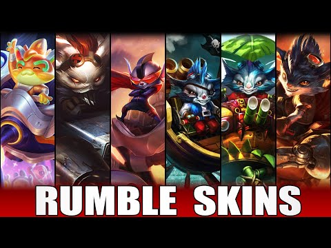RUMBLE SKINS 2022 | All Rumble Skins Including Space Groove Rumble