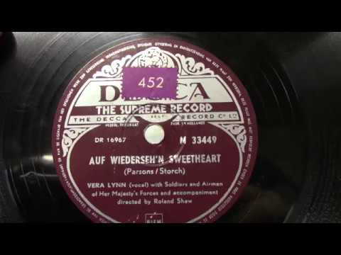 Vera Lynn: Auf wiederseh'n sweetheart.  (ca 1952).