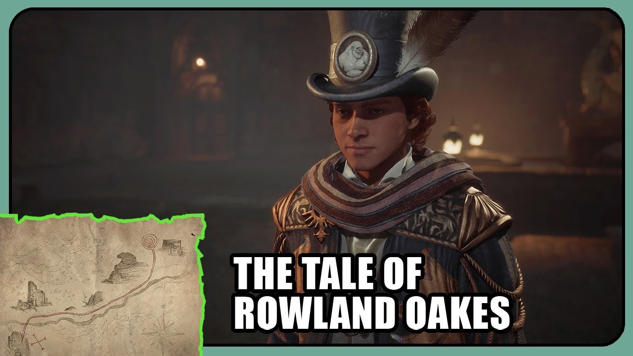 Hogwarts Legacy Rowland Oakes Map | The Tale of Rowland Oakes Side Quest