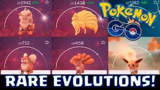 BEAUTIFUL RARE EVOLUTIONS! | Pokemon GO | ARCANINE , NINETALES & JOLTEON!