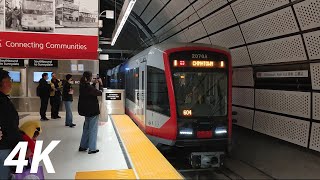 ⁴ᴷ⁶⁰ MUNI Metro: Central Subway Full Journey: 4th and Brannan - Chinatown Rose Pak