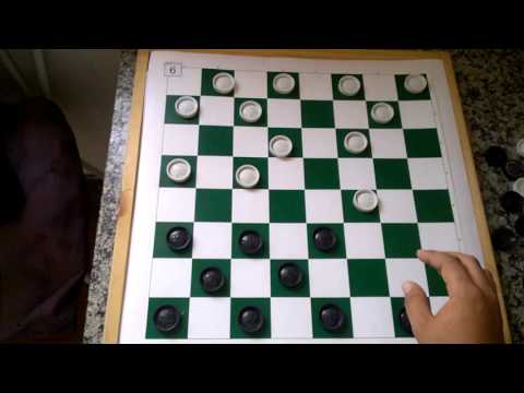 Ganhando no Jogo de Damas - Golpe Fantástico no começo da partida