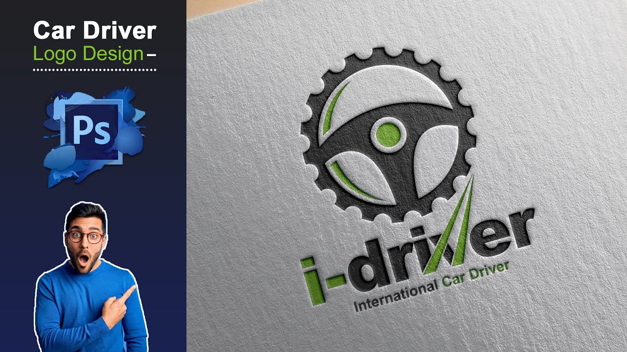 Car Driver Logo Design Tutorial in Adobe Photoshop