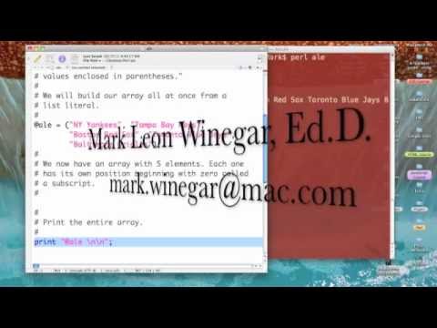 Perl: Lists & Arrays