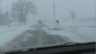 preview picture of video 'Tormenta de Nieve en Minster Ohio 26 de Diciembre 2012 Jesus Dueñas Munguia'