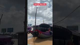 Bến Ninh Kiều Cần Thơ , đi chợ nổi miền T&acirc;y s&ocirc;ng nước #shorts