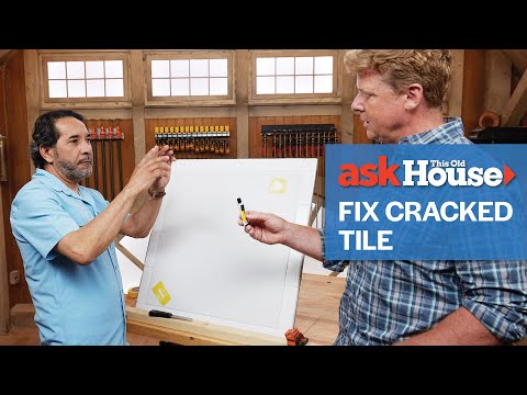 How to Fix Cracked and Chipped Porcelain Tile | Ask This Old House