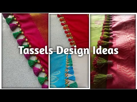 Latest Saree Tassels Designs Ideas 2022 I Sharifa Fashion