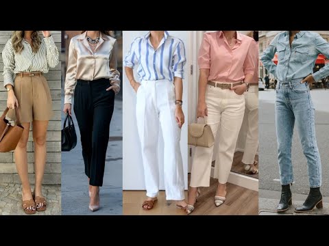 OUTFITS and CLOTHING Combinations with BLOUSES and SHIRTS from the WARDROBE BASE