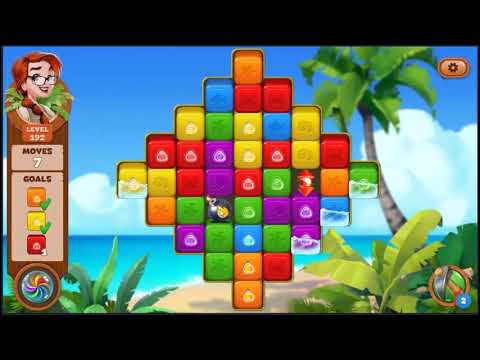 Lost Island Blast Adventure Level 192 - NO BOOSTERS 🏝️ | SKILLGAMING ✔️