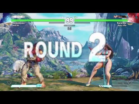SFV Street Fighter 5 - Daigo Umehara (Ryu) vs Kararesu (Chun Li)