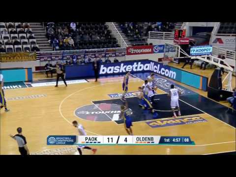 PAOK vs EWE baskets 79-82 || Highlights|| Basketball CL|| Π.Α.Ο.Κ vs EWE baskets 79-82 ||