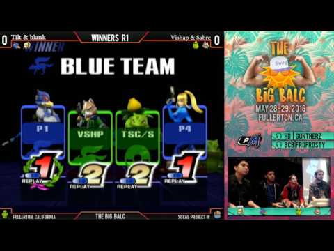 The Big Balc - Dubs Winners R1 - Tilt & blank VS Vishap & Sabre