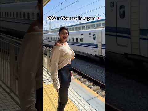 I am in Japan and the bullet trains are mind blowing | #tokyo #japan #travel #shinkansen