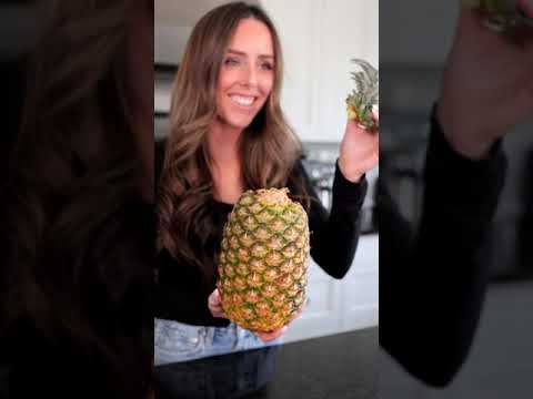 no-knife pineapple hack