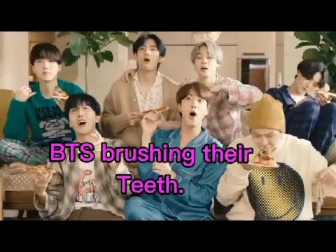 BTS BRUSHING THEIR TEETH They have their own ways.