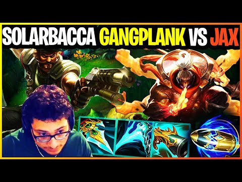 RANK#1 Gangplank NA/EUW Solarbacca Vs Jax Master