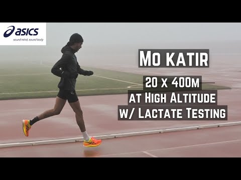 Mo Katir - 20 x 400m At High Altitude w/ Lactate Testing