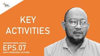 BMCE07 – KEY ACTIVITIES