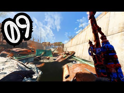Fallout 4 Part 9 - Rescuing Nick, looting, and fighting SWAN the Super mutant Behemoth