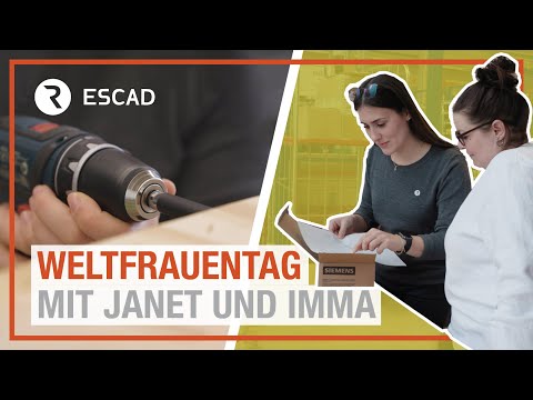 Weltfrauentag mit Einkäuferin Imma und Mitarbeiterin im Schaltschrankbau Janet | ESCAD AUTOMATION
