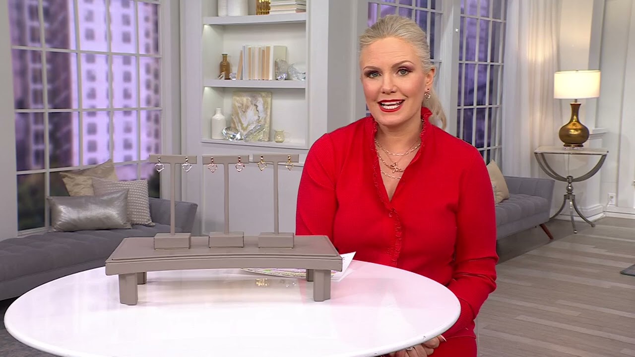 Christian James by Scott Grimes Sterling Silver Ripple Heart Earrings on QVC