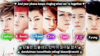 Block B Synchronization 100% [Eng Sub + Romanization + Hangul] HD