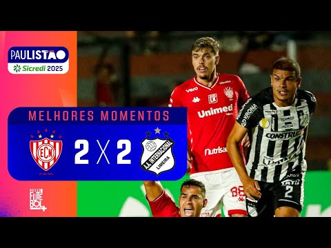 EMPATE COM EMOÇÃO ATÉ O FIM - Noroeste 2 x 2 Inter de Limeira - Melhores Momentos - Paulistão 2025