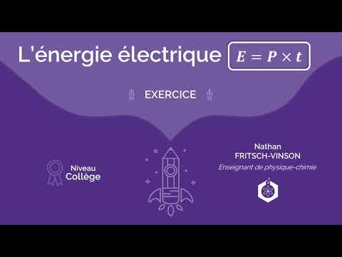 📝🧲 Exercices sur l'énergie électrique ‖ Physique-chimie ‖ Collège