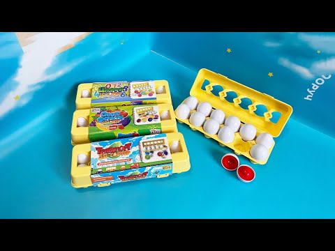 Игра 3D сортер «Fun Game» Овощи и фрукты, яичный лоток 12 шт (48666) - фото 1 - id-p1681529431