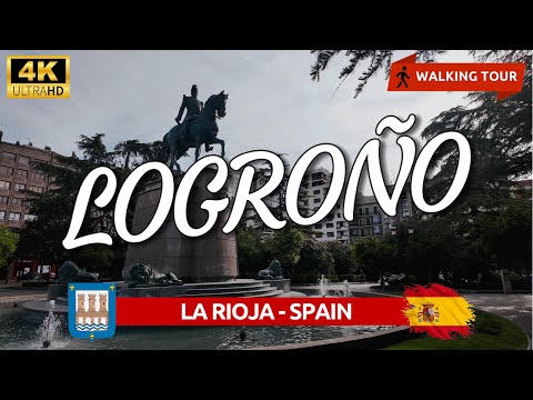 LOGROÑO 4K 🇪🇸 WALKING TOUR🚶‍♂️🍷 La Rioja ESPAÑA☀️