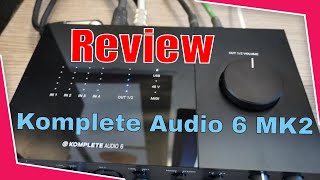 Video thumbnail for Review Native Instruments Komplete Audio 6 MK2 Audio and Midi Interface, my new best little friend by Martin Heidenreich Music