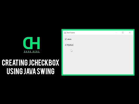 Creating Jcheckbox Using Java Swing