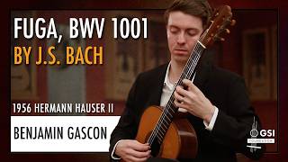 J.S. Bach's "Fuga, BWV 1001" performed by Benjamin Gascon on a 1956 Hermann Hauser II guitar