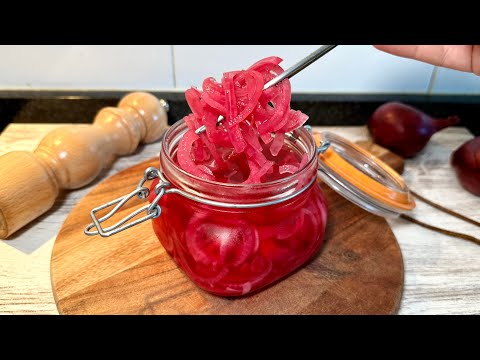 How to make PICKLED ONIONS 🧅👨🏻‍🍳 Ideal for tacos, tostas and salads…