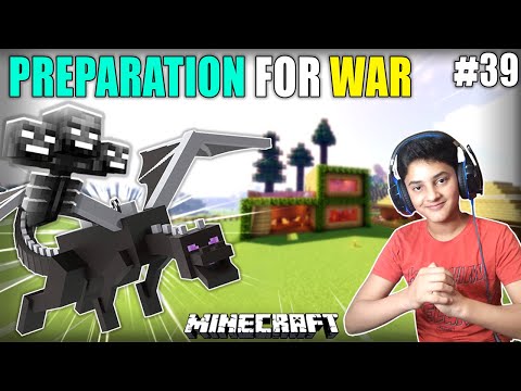 HS Gaming - I PREPARED MYSELF FOR DANGEROUS WAR 🔥🔥 | MINECRAFT SURVIVAL GAMEPLAY#39 | HS GAMING