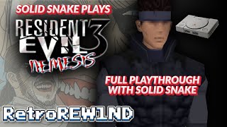 Deep Fake Solid Snake Plays Resident Evil 3