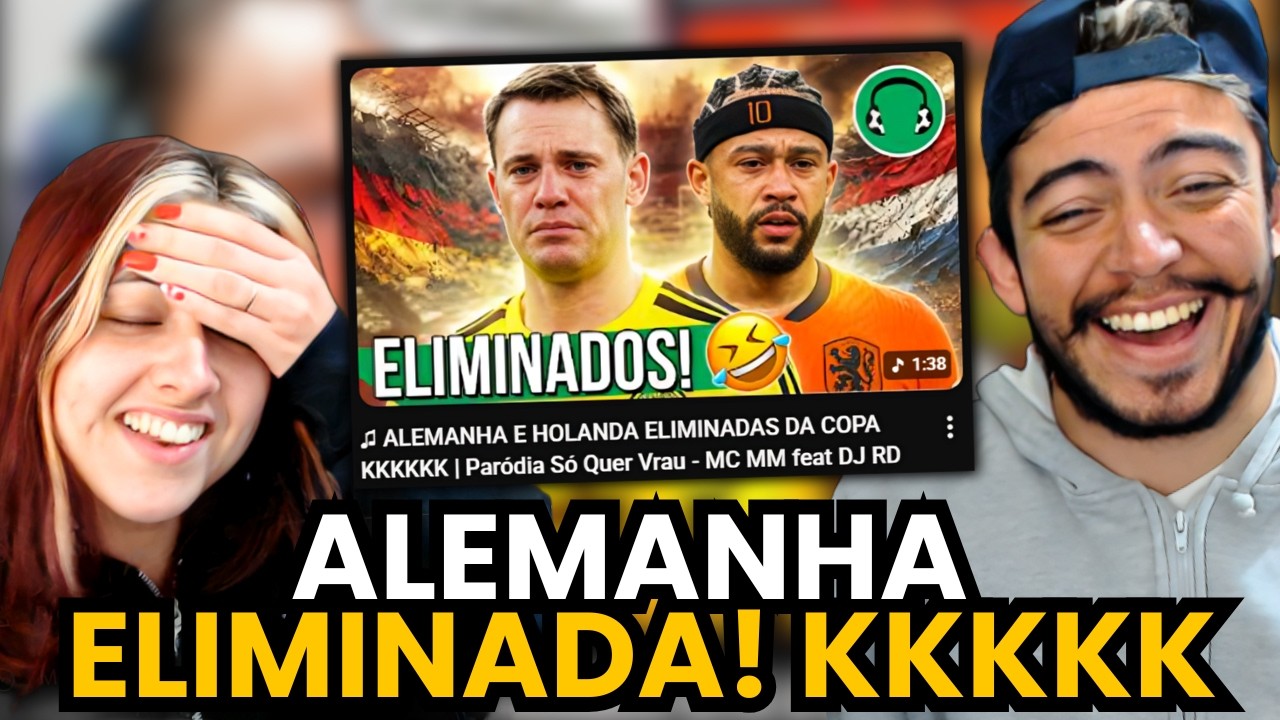 ♫ ALEMANHA E HOLANDA ELIMINADAS DA COPA KKKKKK | Paródia Só Quer Vrau - MC MM feat DJ RD | REACT