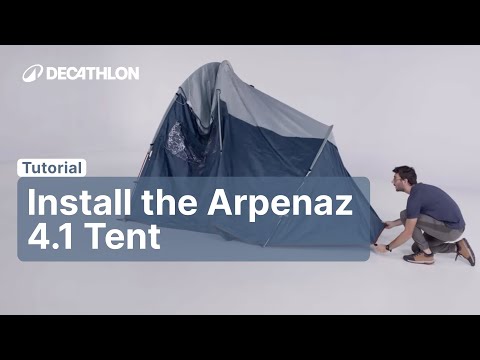 TUTORIAL - How to install the ARPENAZ 4.1 TENT ? | Decathlon_QUECHUA