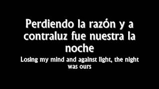 Bocatabú - A Contraluz letras en inglés/lyrics in english