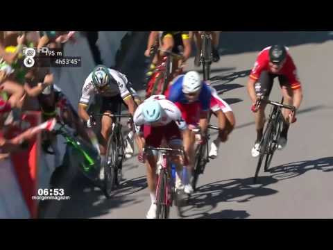 Peter Sagan vs  Mark Cavendish 04 07 2017