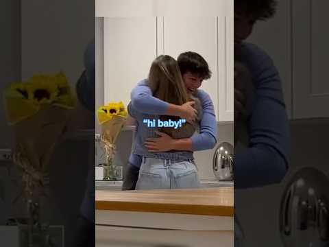 Girlfriend Travels 5,000 Miles to Surprise Long Distance Boyfriend 🥹❤️