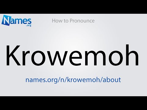 What Does The Name Krowemoh Mean