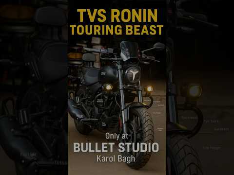 Fully Loaded TVS Ronin Mod 💥 | Only at Bullet Studio India”