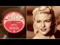 Peggy Lee - River River - 78 rpm - Decca M33483 - 1952