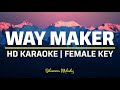 WAY MAKER | Karaoke - Female Key