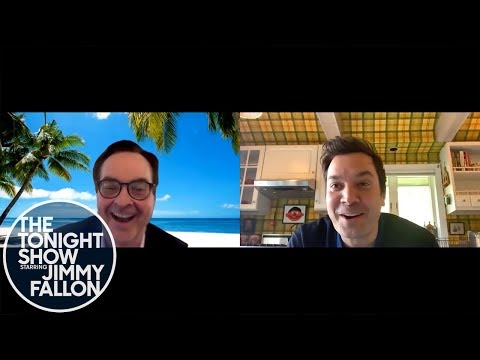 ザ・トゥナイト・ショーホーム版（スティーブ・ヒギンズがズーム背景を披露 (The Tonight Show: At Home Edition (Steve Higgins Shows Off His Zoom Backgrounds))