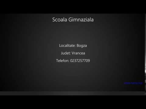 Scoala Gimnaziala Bogza